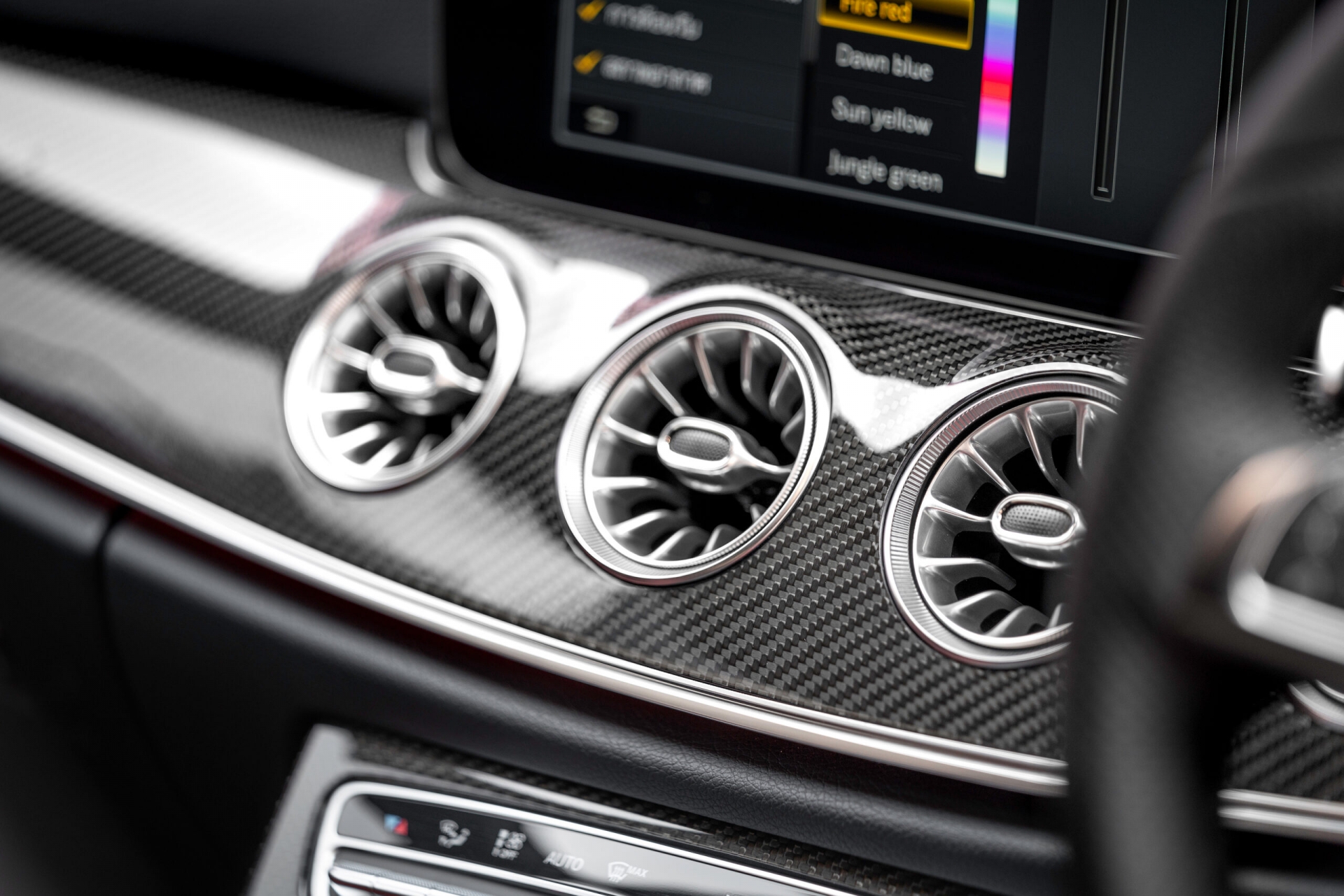 Mercedes Carbon Fibre Interior Trim
